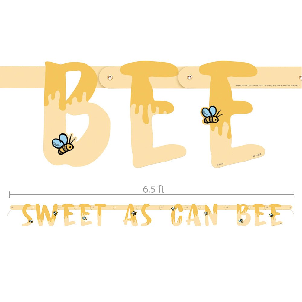 Winnie the Pooh Happy Birthday Banner