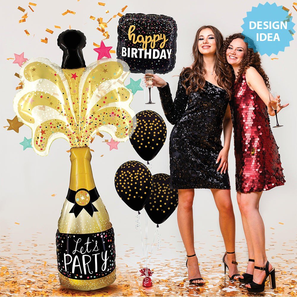 Foil Balloon Special Delivery Party Champagne