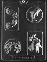 Sea Creatures Bar Chocolate Mold - LPN049