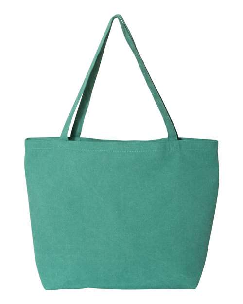 Seaside Pigment-Dyed Large Cotton Tote