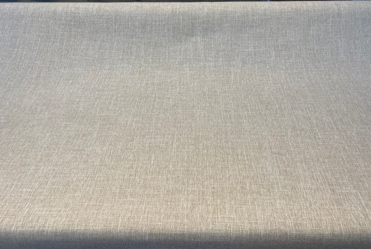 Berkley Wheat Cream Polyester Fabric - Solid Texture, 57" Width (1 Yard)
