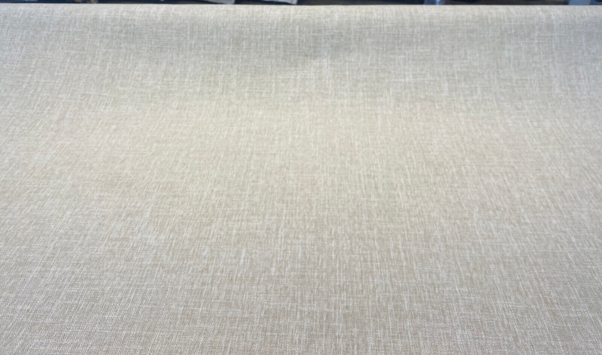 Berkley Wheat Cream Polyester Fabric - Solid Texture, 57" Width (1 Yard)