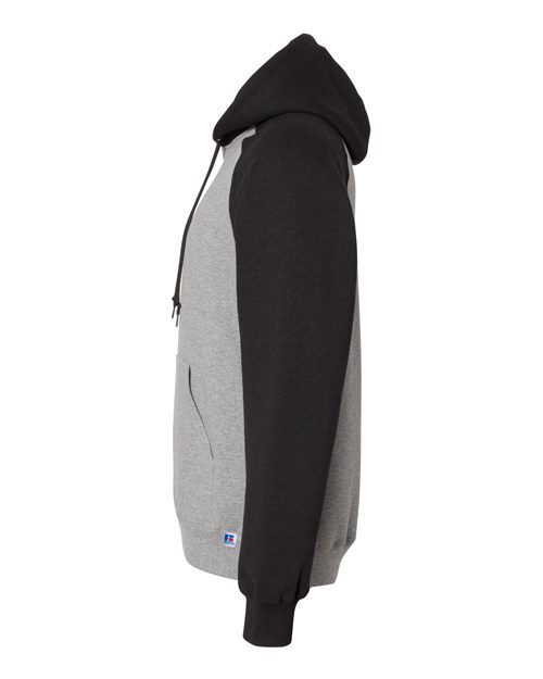 Dri Power® Colorblock Raglan Hooded Sweatshirt