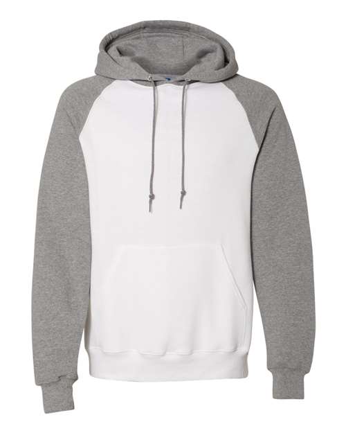 Dri Power® Colorblock Raglan Hooded Sweatshirt