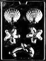 Nautical Assortment Chocolate Mold - LPN047