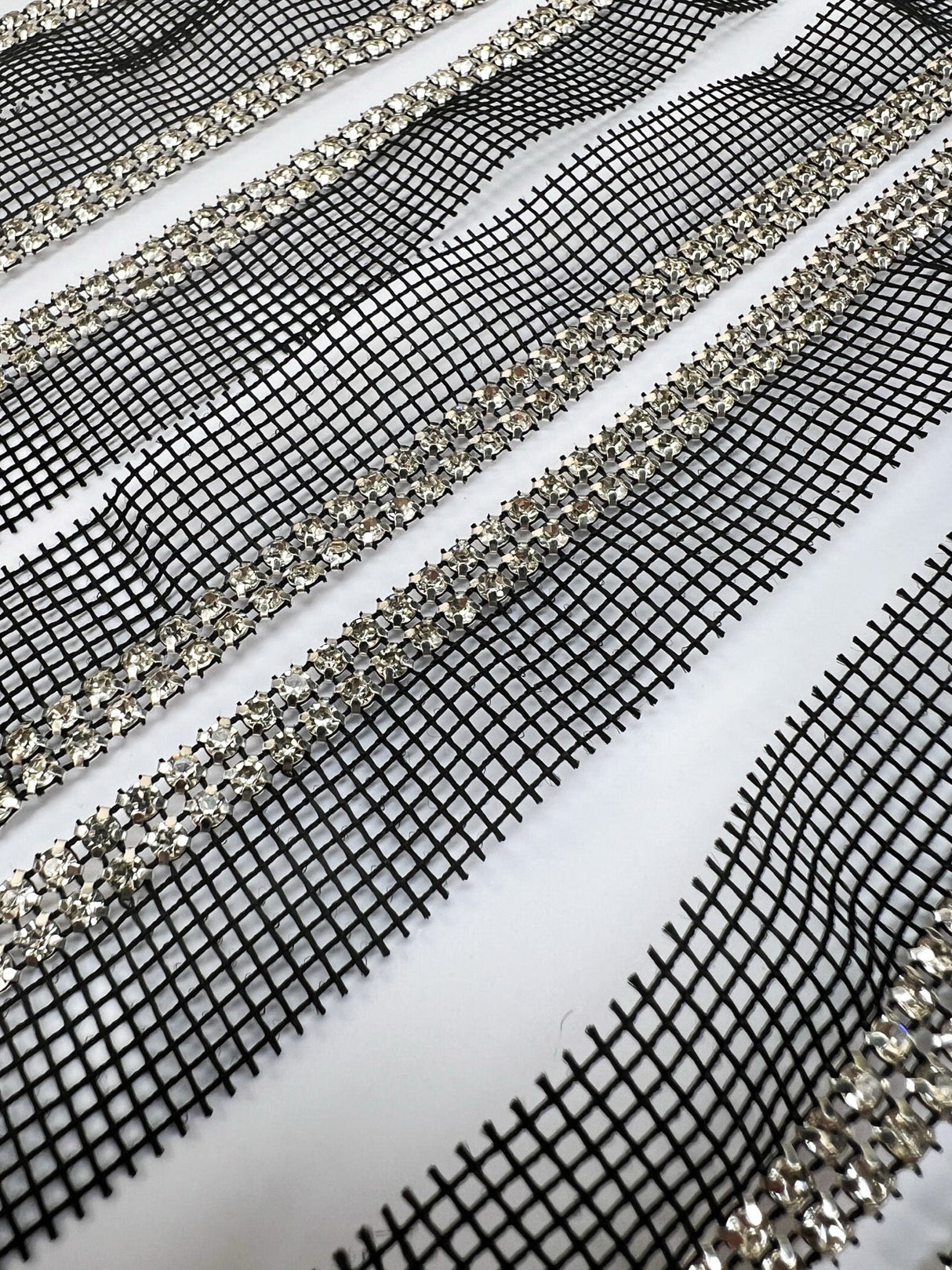 Lurex Sewing Notions Silver Black