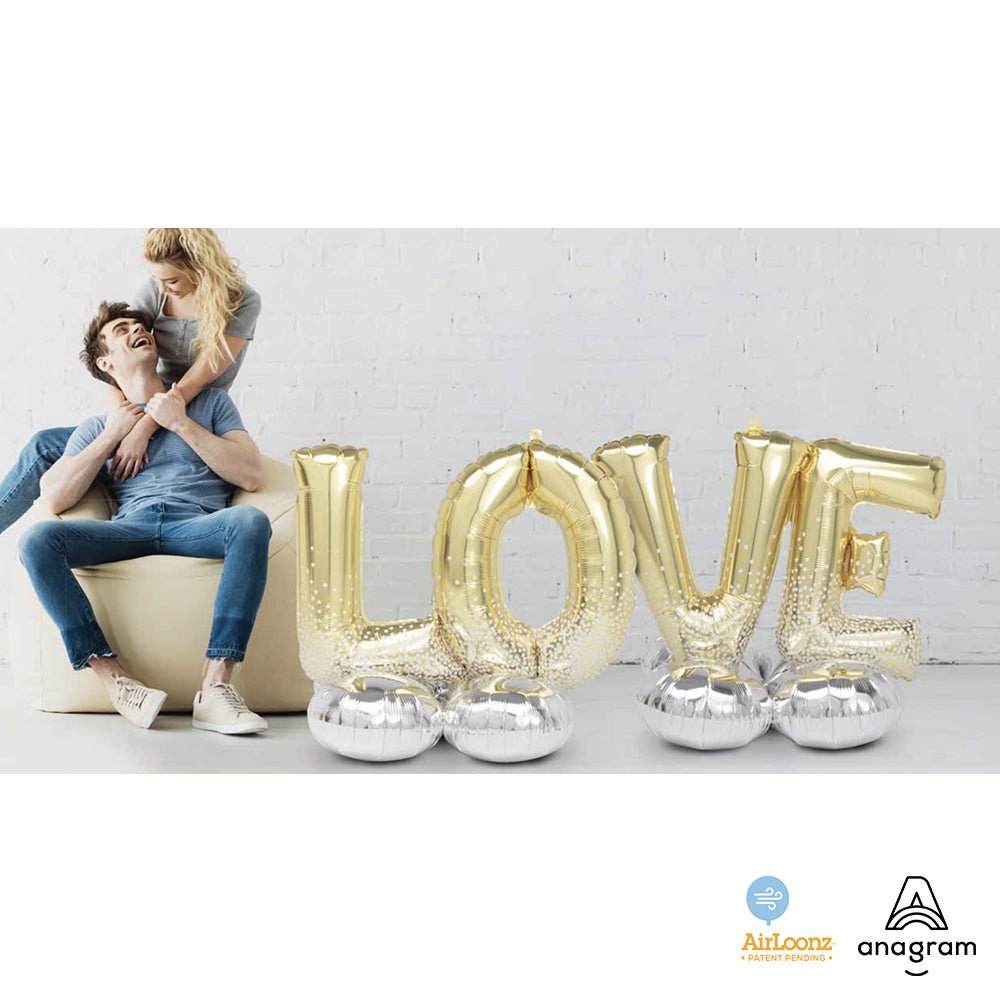 Foil Balloon Love Deluxe AirLoonz