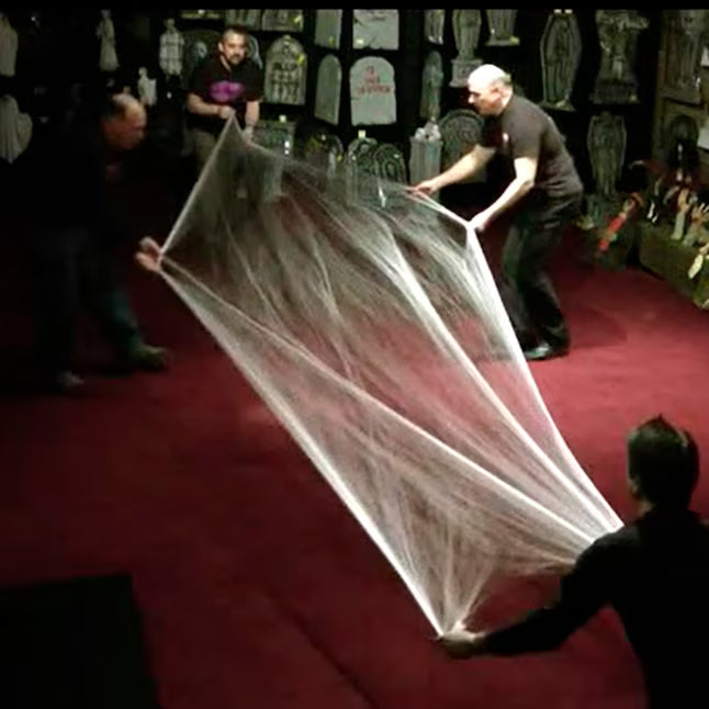 Fun World 400 Sq Ft Super Stretch Spider Web