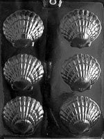 Fancy Shells Chocolate Mold