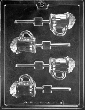 Beer Mug Lolly Chocolate Mold - LPD098