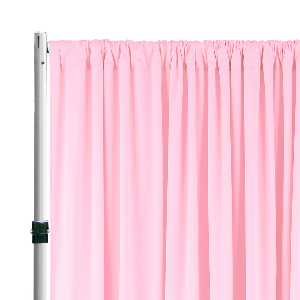 Spandex Backdrop Drape Panel 10 ft x 62 in Pink
