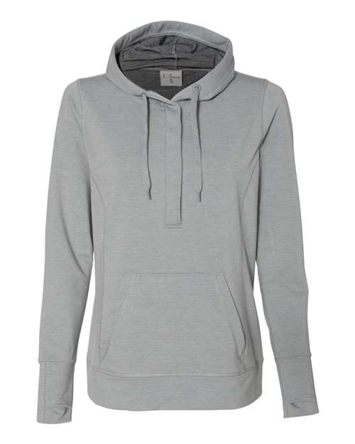 Women's Omega Stretch Snap-Placket Hooded Sweatshirt