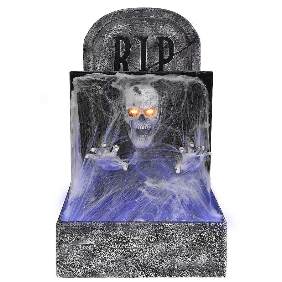 Haunted Living 3-ft Pop Up Skeleton in Tombstone Motion Activated Lighted Animatronic Halloween Prop