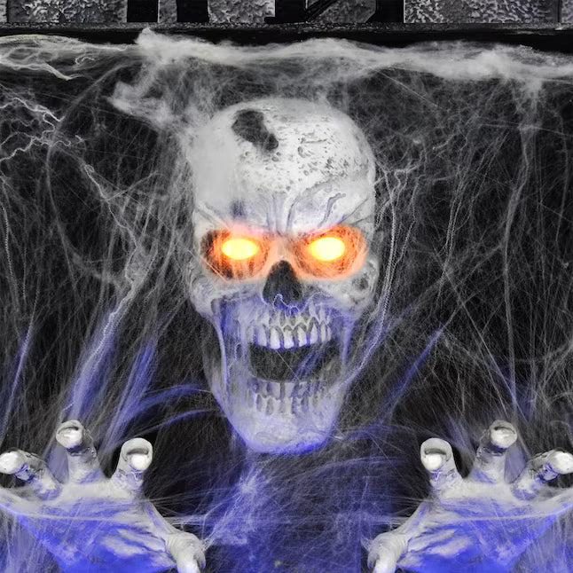 Haunted Living 3-ft Pop Up Skeleton in Tombstone Motion Activated Lighted Animatronic Halloween Prop