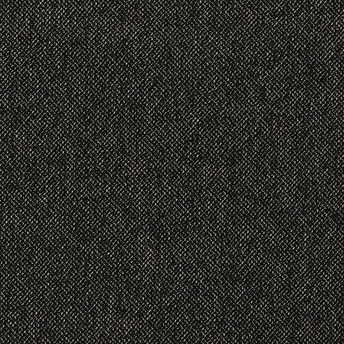 Sunbrella Marine Tuck Sable Black Acrylic Fabric - Black, Tuck Pattern, 65" Width (1 Yard)