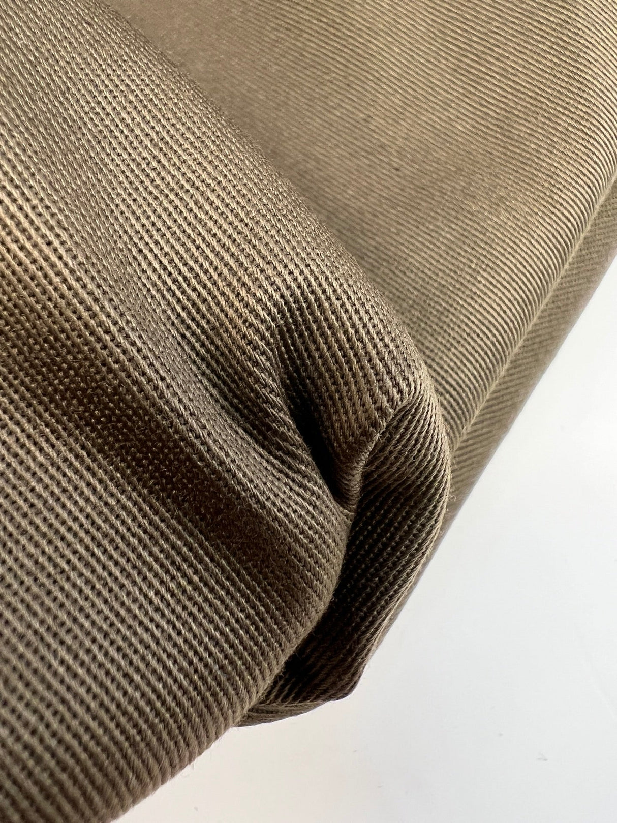 Cotton Twill With Elastane Green