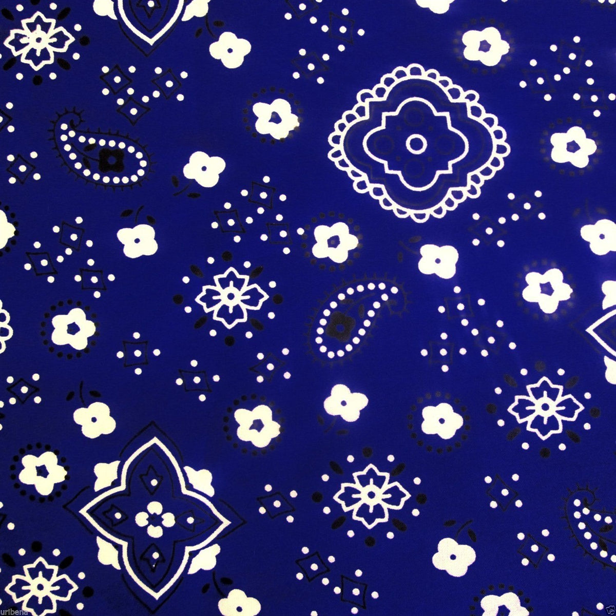 Poly Cotton Bandana Print Fabric