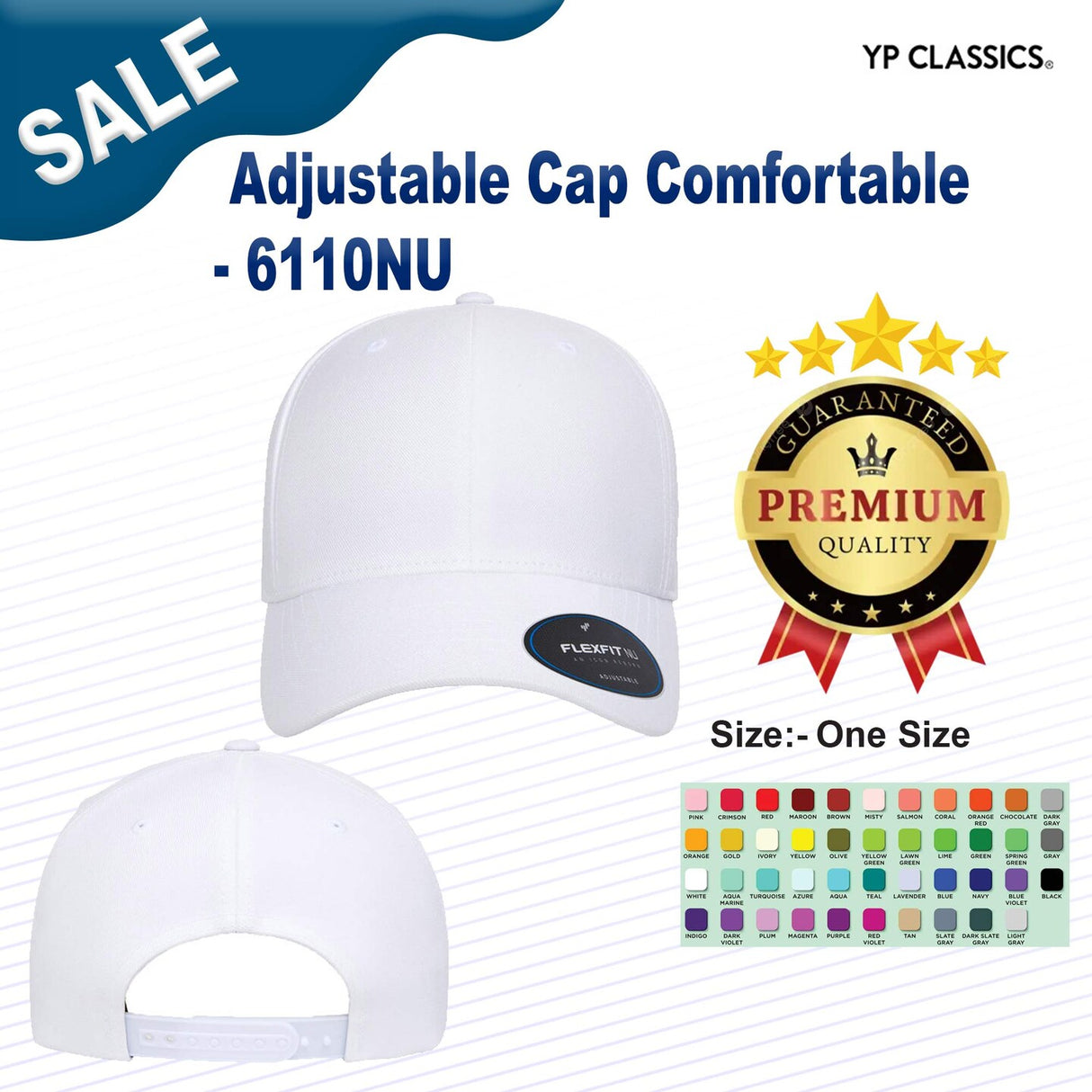 YP Classics® Adjustable Cap Comfortable