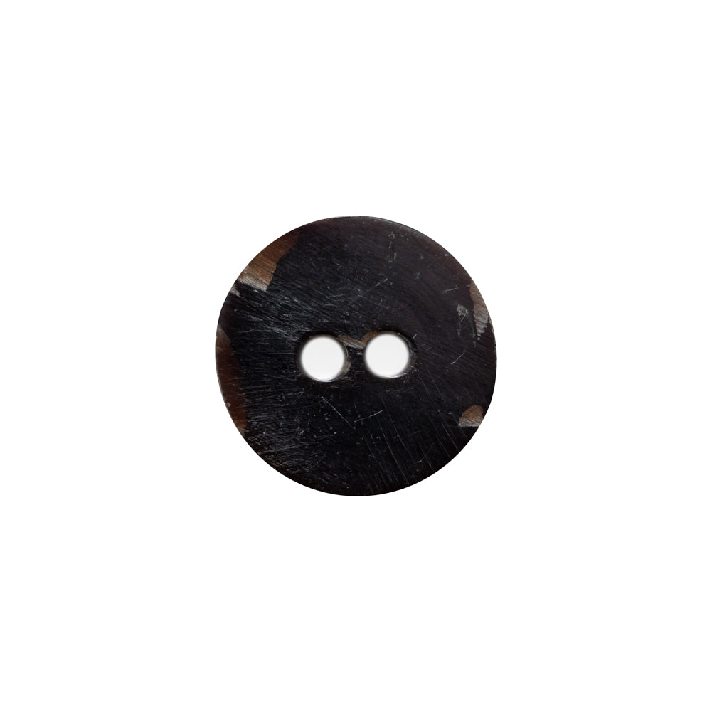 Black Horn Button - 24L/15mm