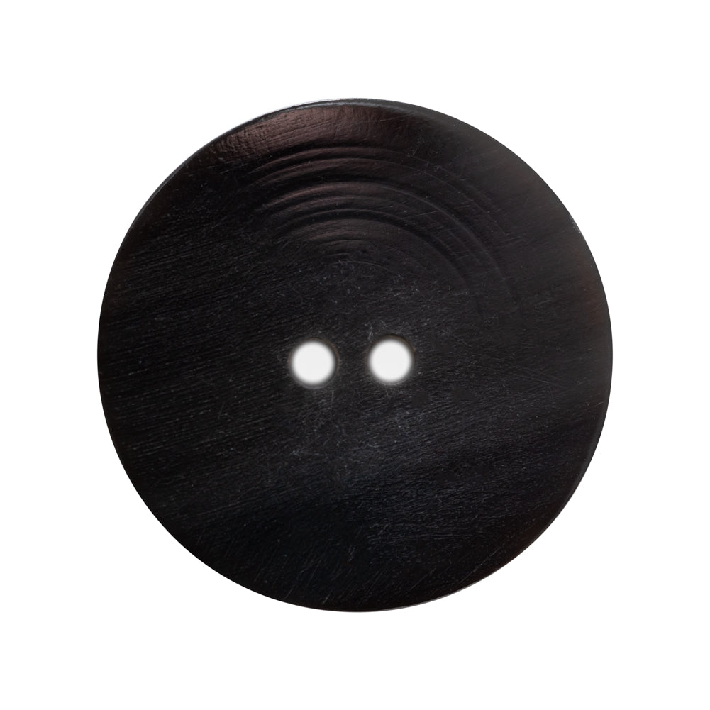 Black Horn Coat Button - 45L/29mm