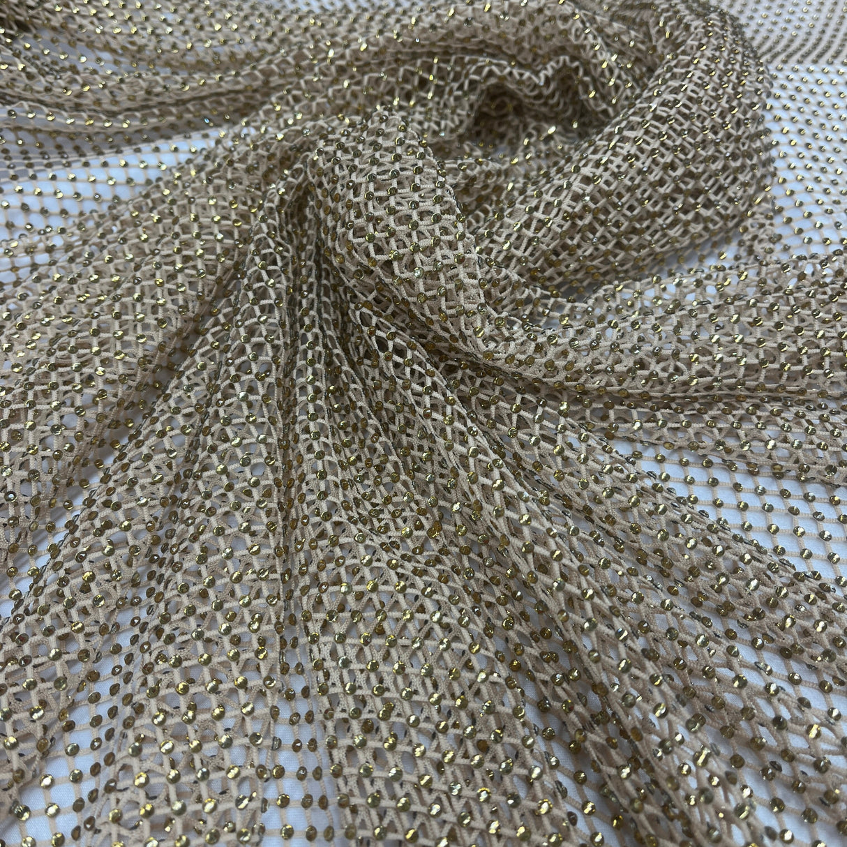 Diamond Fishnet 4-Way Stretch Fabric