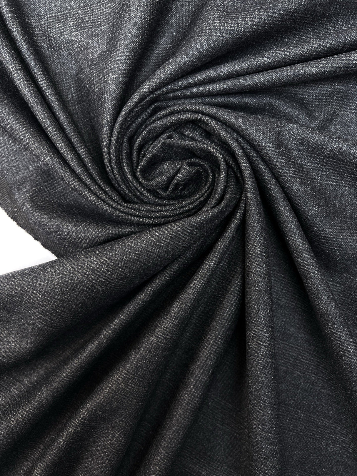 Wool Acrylic Checked Suiting Fabric