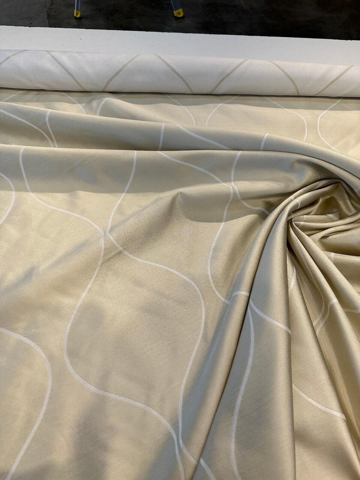 Trellis Ivory Reversible Drapery Woven Fabric - Ivory Trellis, 67" Width (1 Yard)