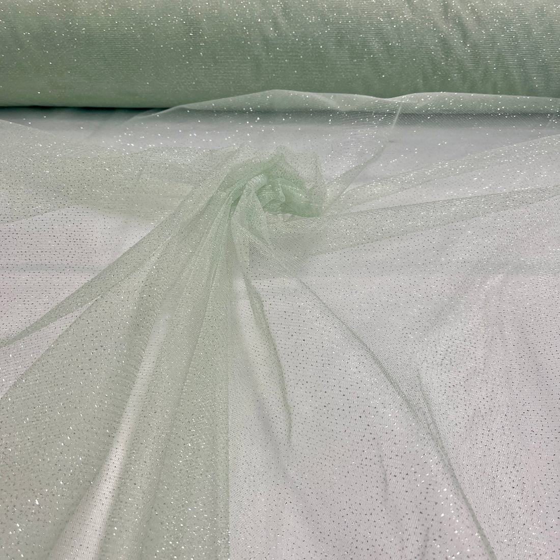 ১ গজ ৬০" প্রশস্ত গ্লিটার মেশ ফ্যাব্রিক ব্রাইডাল, কুইন্সেনেরা এবং নৃত্যের পোশাকের জন্য উপযুক্ত