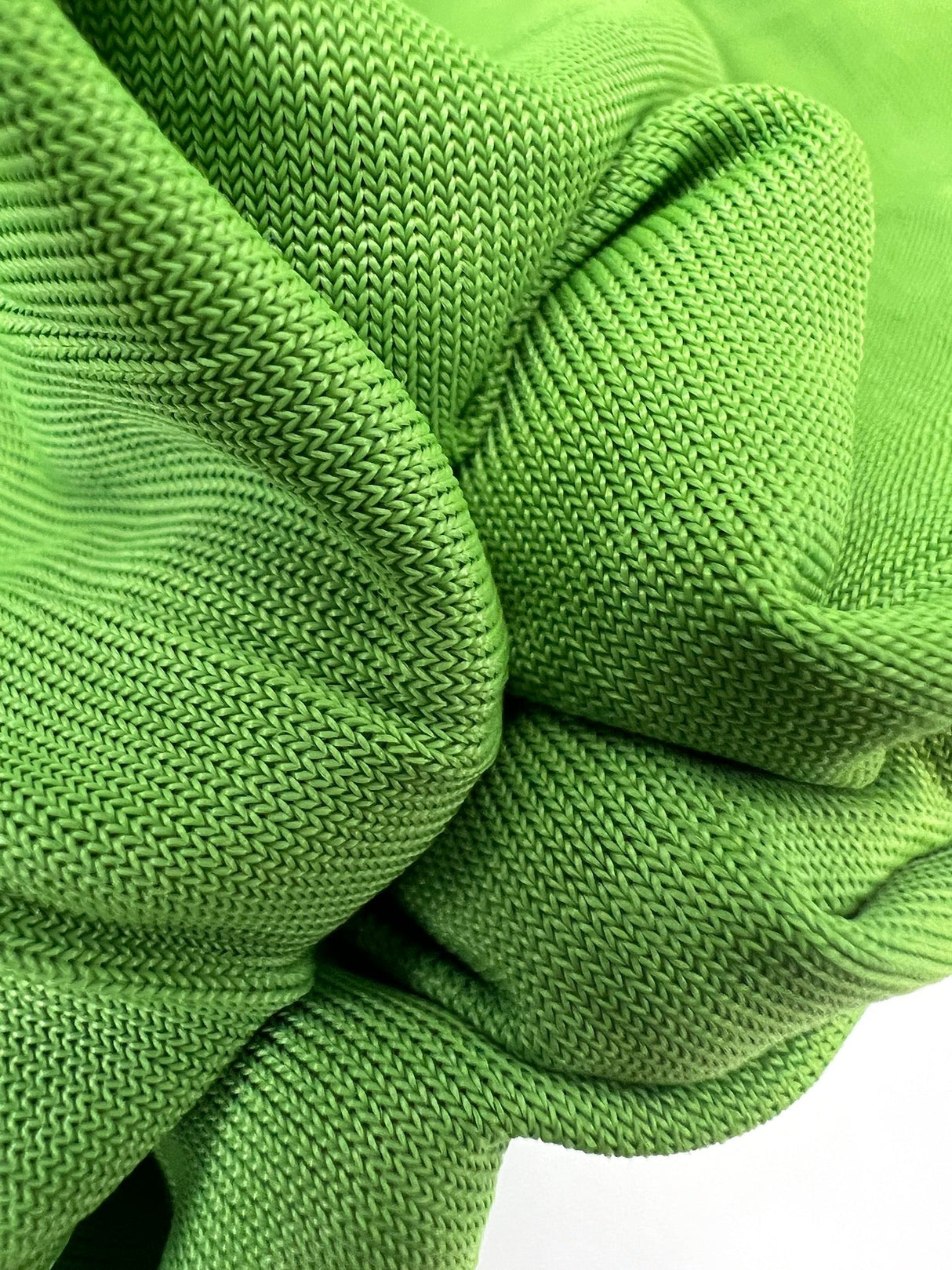 Viscose Elastane Knit Sportswear Fabric Green