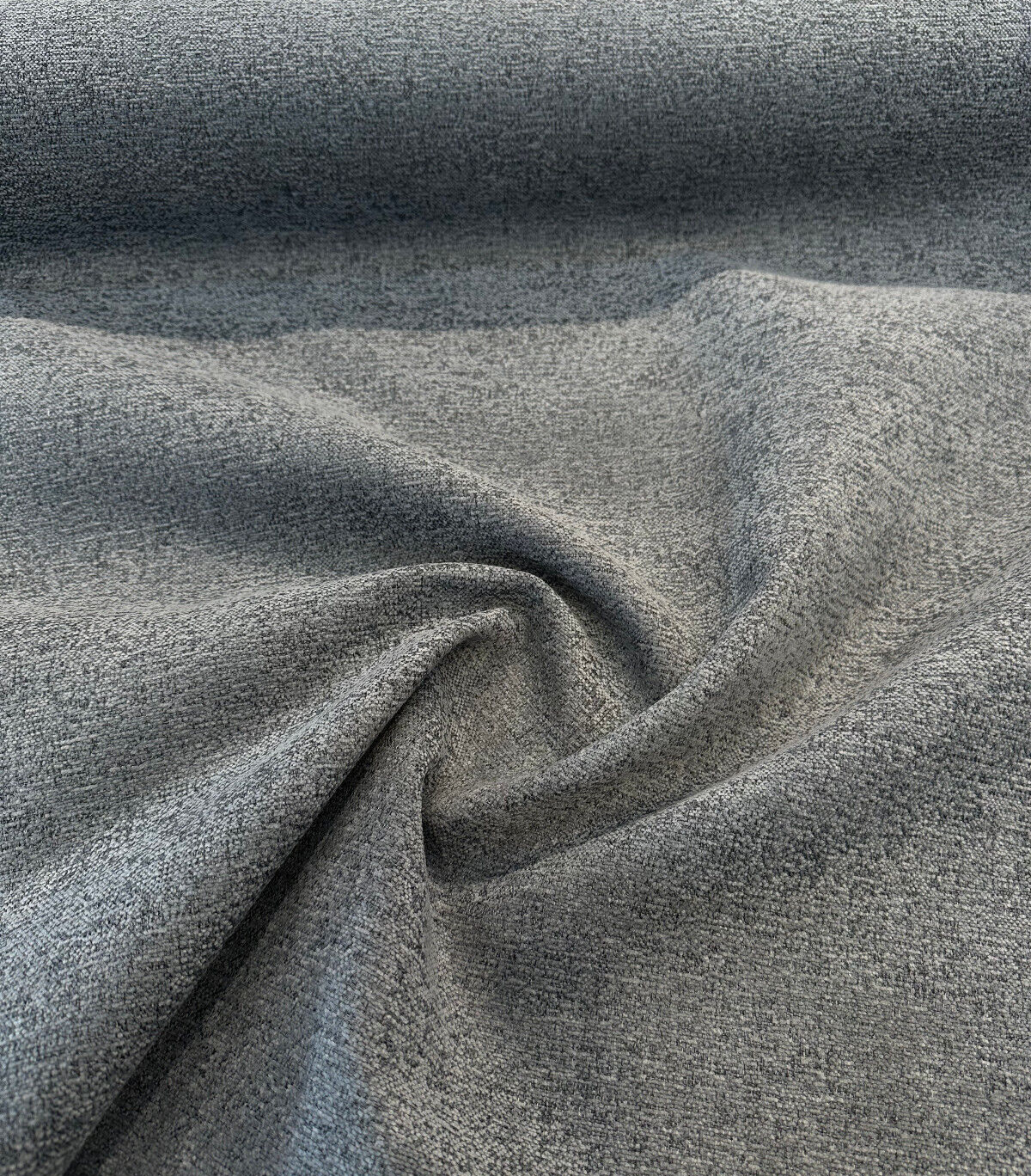 Crypton Performance Badlands Chenille Upholstery Fabric - Slate Gray, 54" Width (1 Yard)