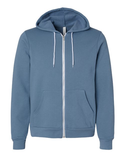 BELLA + CANVAS® Unisex Lightweight Sponge Fleece Zip-Up Hoodie - 3739
