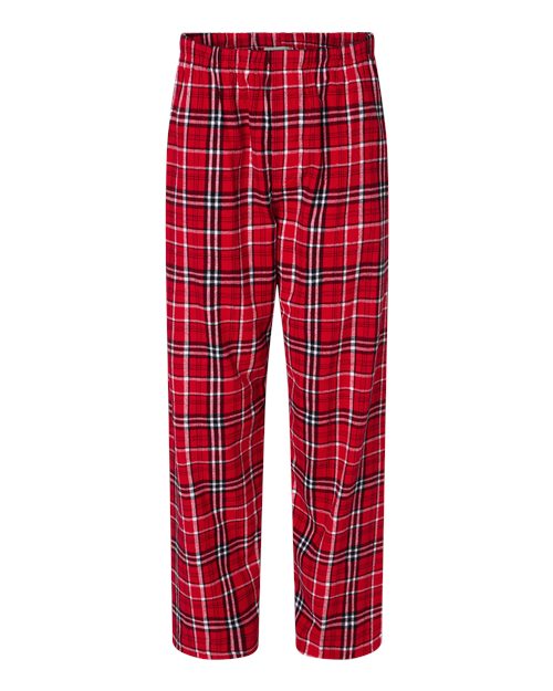 Boxercraft® Men’s Harley Flannel Pants Double-Brushed Cotton, Elastic Waist & Plaid Design