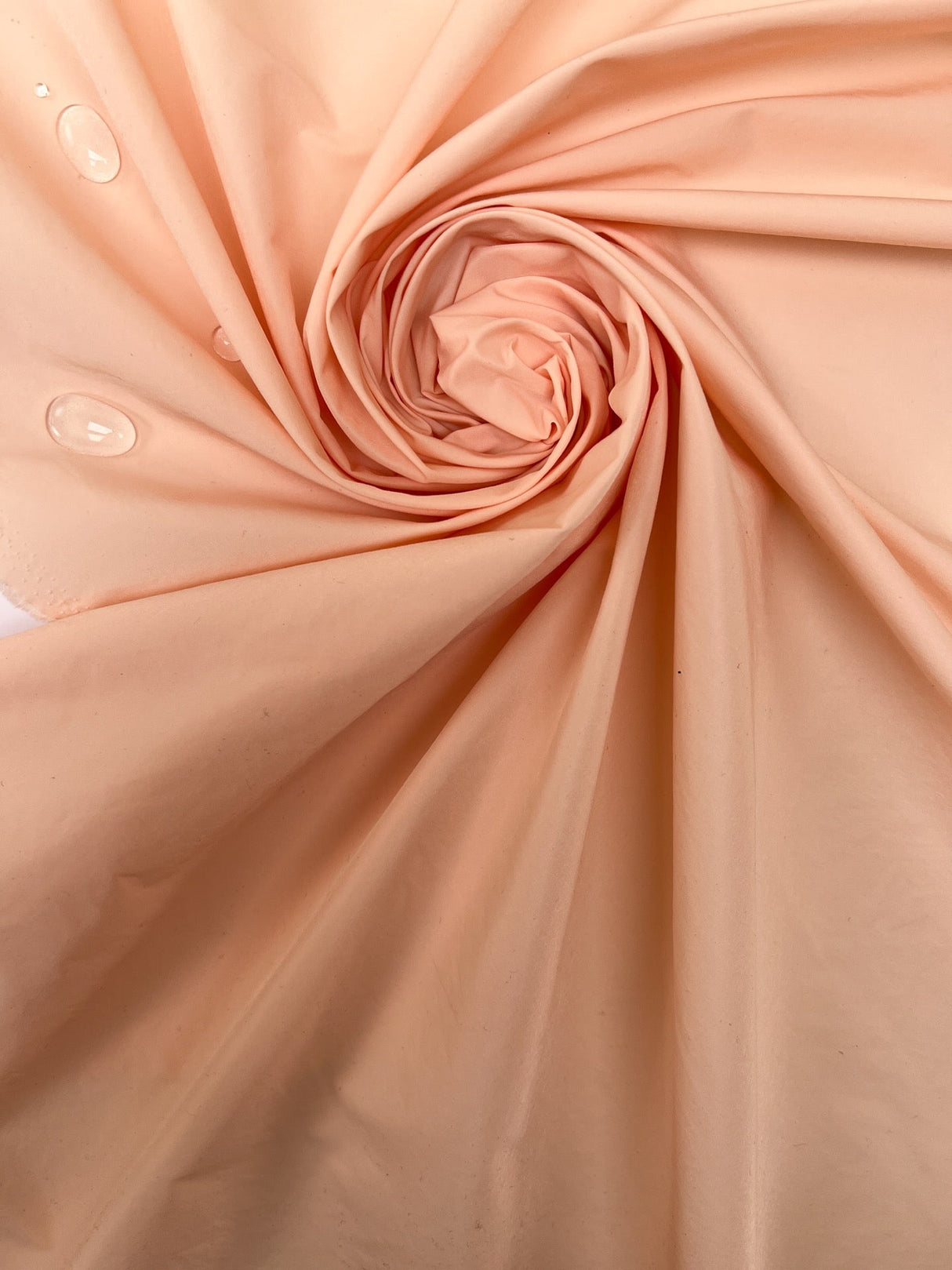 Polyester Crinkled Woven Orange Stretch