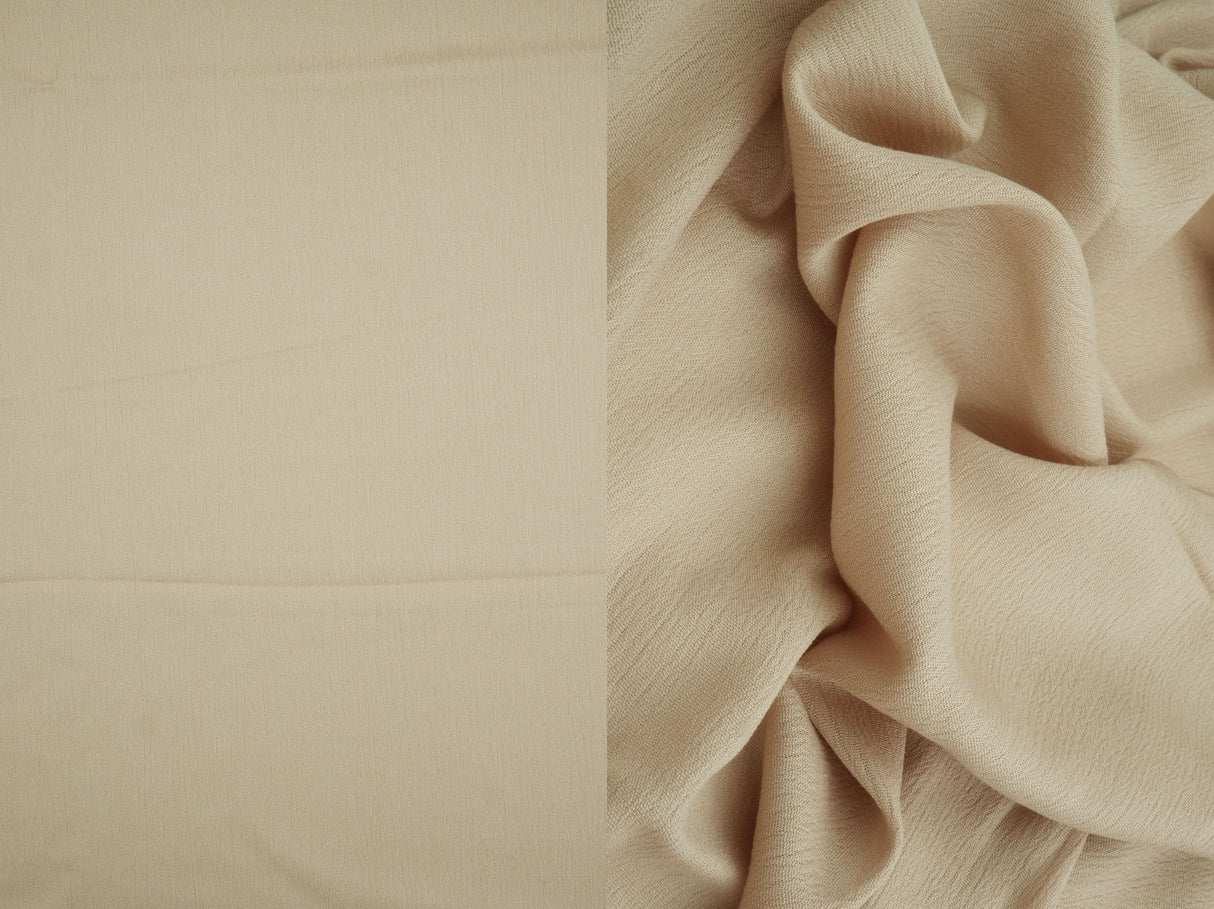 Rayon Crepon Woven Solid Fabric