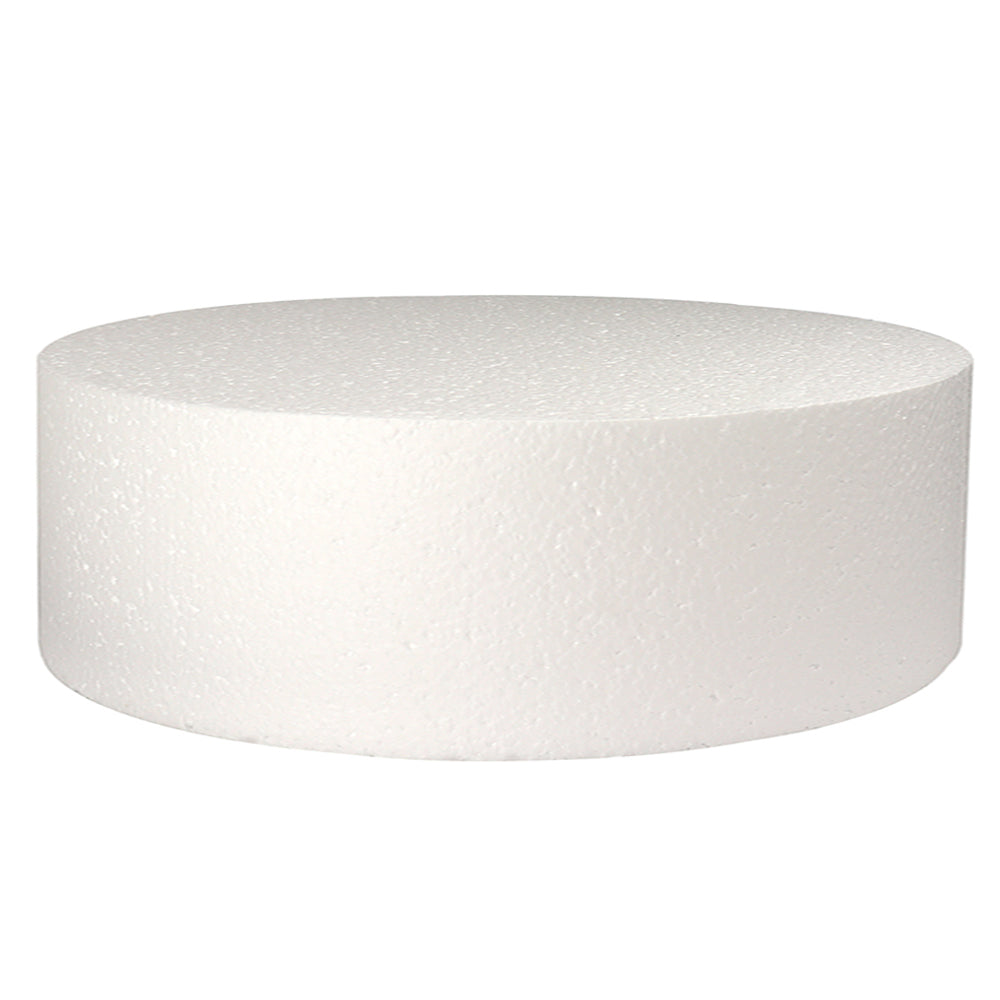 O'Creme Round Polystyrene Cake Dummy, 22" Diameter x 4" High
