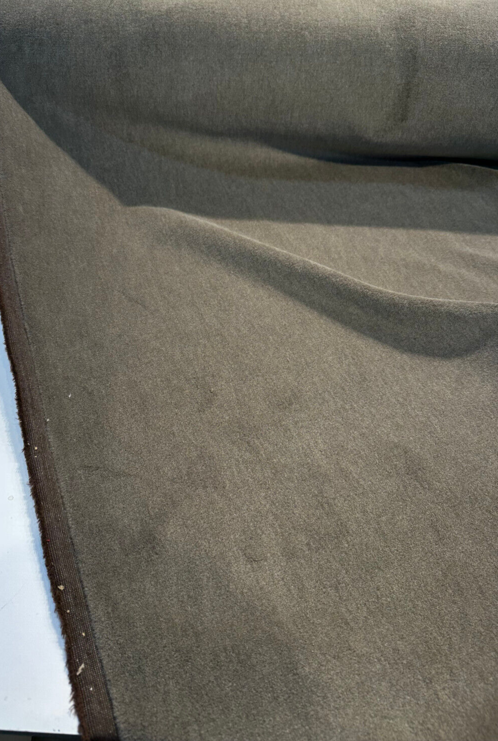 Italian Alpaca Truffle Mario Sirtori Alpaca Fabric - Truffle Upholstery, 56" Width (1 Yard)