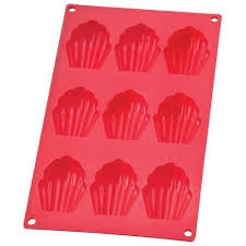 Silicone Madeleine Pan - 9 Cavities