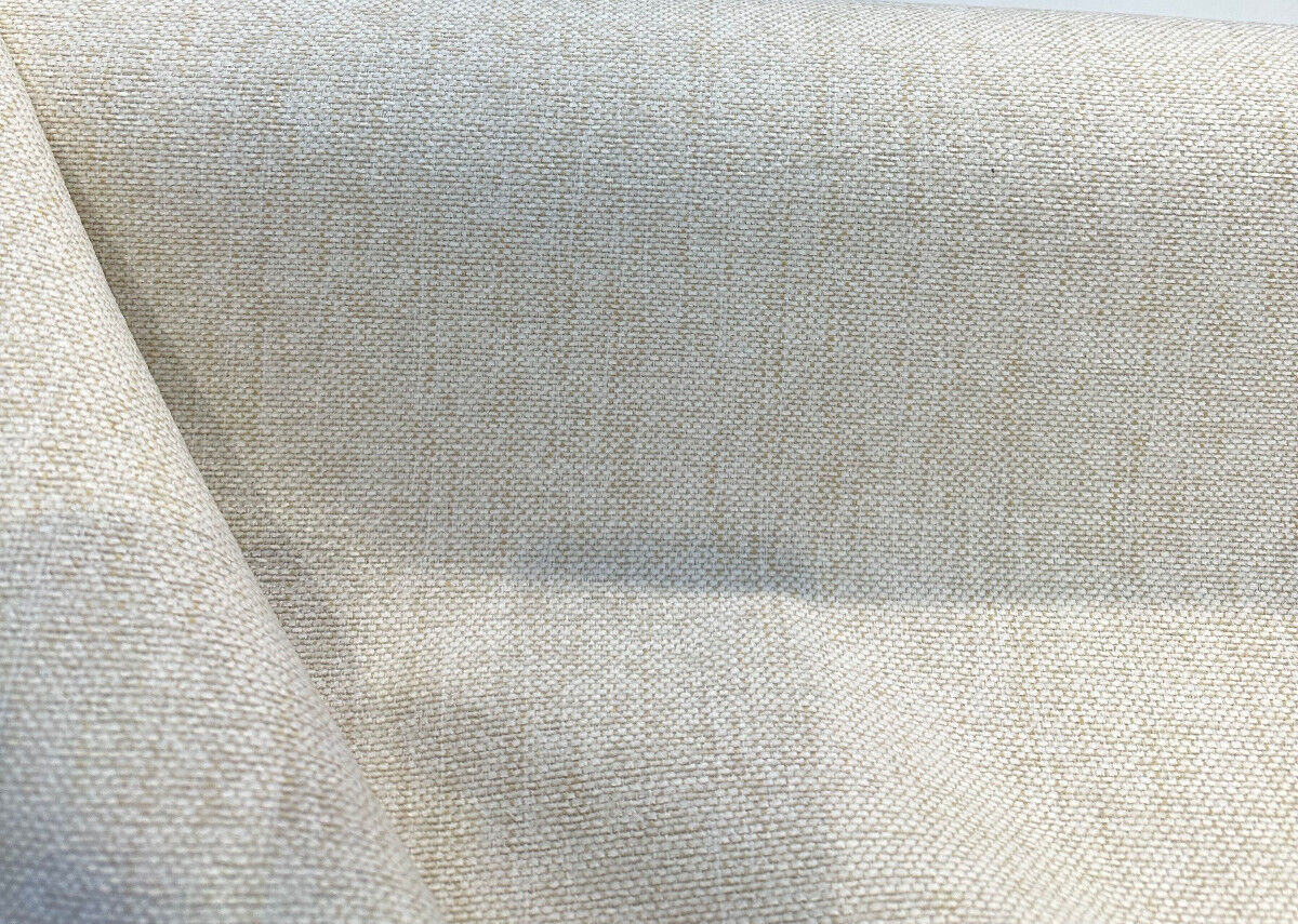 Endure Snow Cream Chenille Upholstery Fabric - Snow Cream, Soft Chenille, 54" Width (1 Yard)
