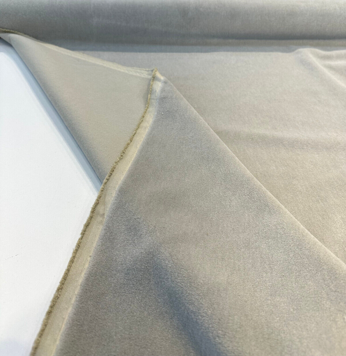 Italian Alpaca Mohair Upholstery Fabric - London Fog Gray, 56" Width (1 Yard)