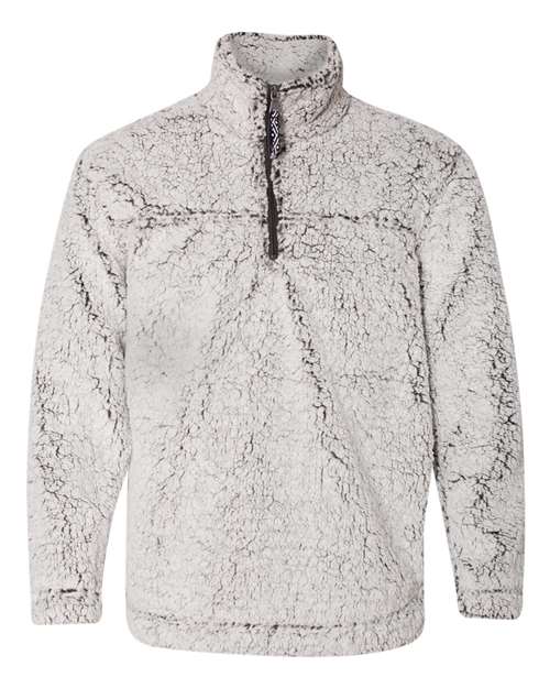 Unisex Sherpa Fleece Quarter-Zip Pullover