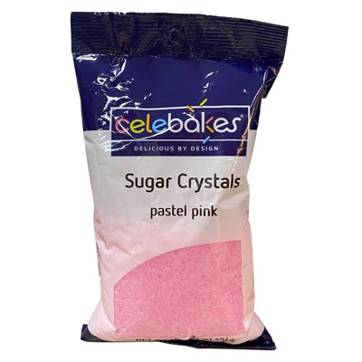 Pink Sugar Crystals - 1 Pound
