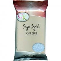 Soft Blue Sugar Crystals - 1 Pound
