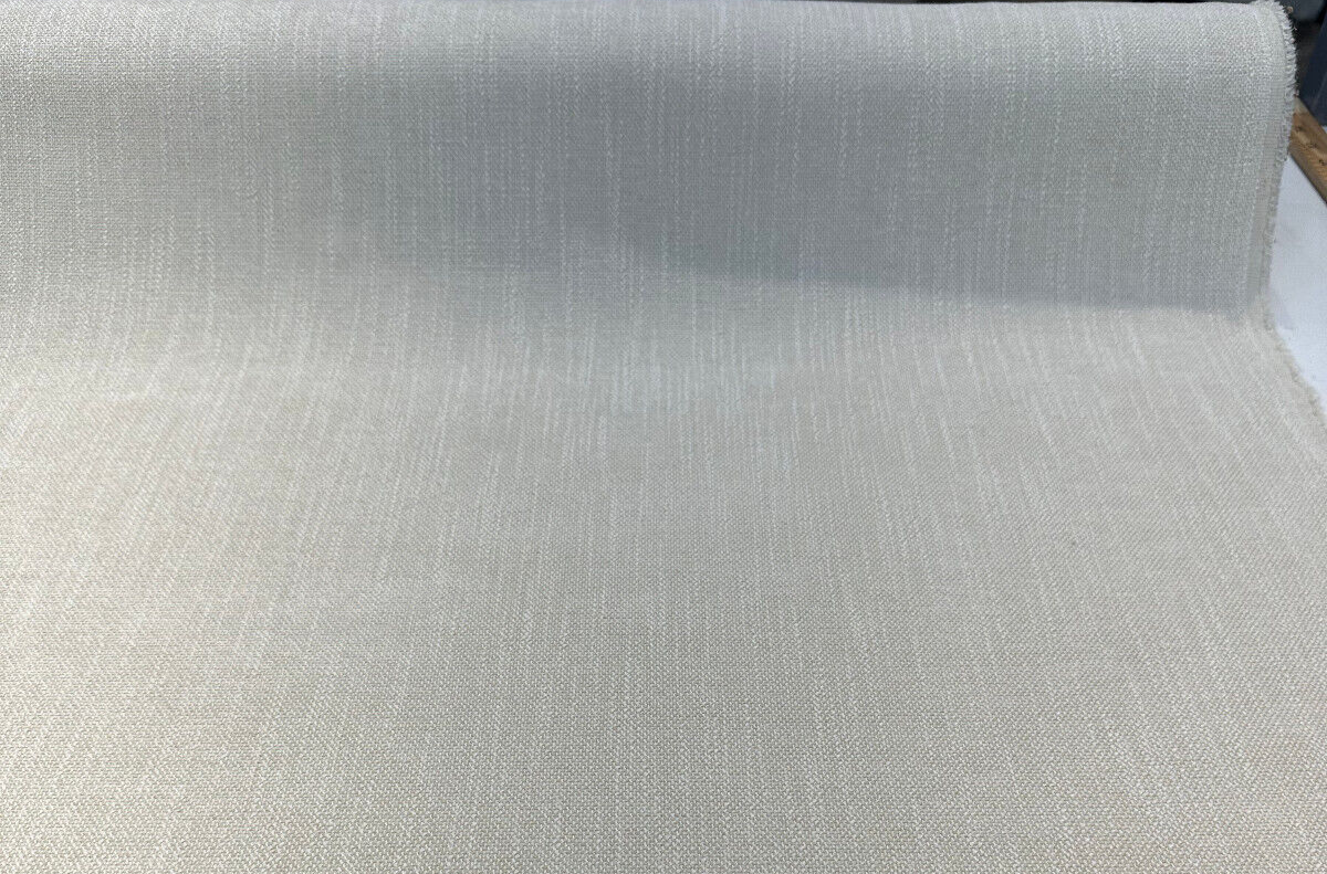 Crypton Performance Finesse Chenille Fabric - Custard Beige, 54" Width (1 Yard)
