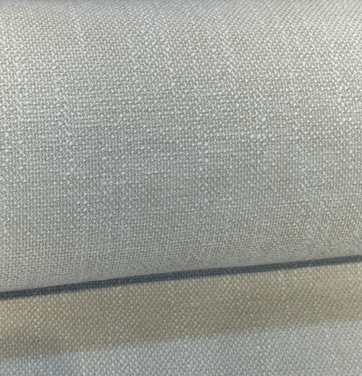Crypton Performance Finesse Chenille Fabric - Custard Beige, 54" Width (1 Yard)