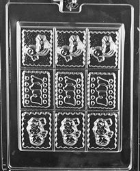 Baby Tray Designs Chocolate Mold - LPB064