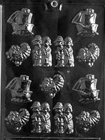 Bite Size Thanksgiving Chocolate Mold - LPT008