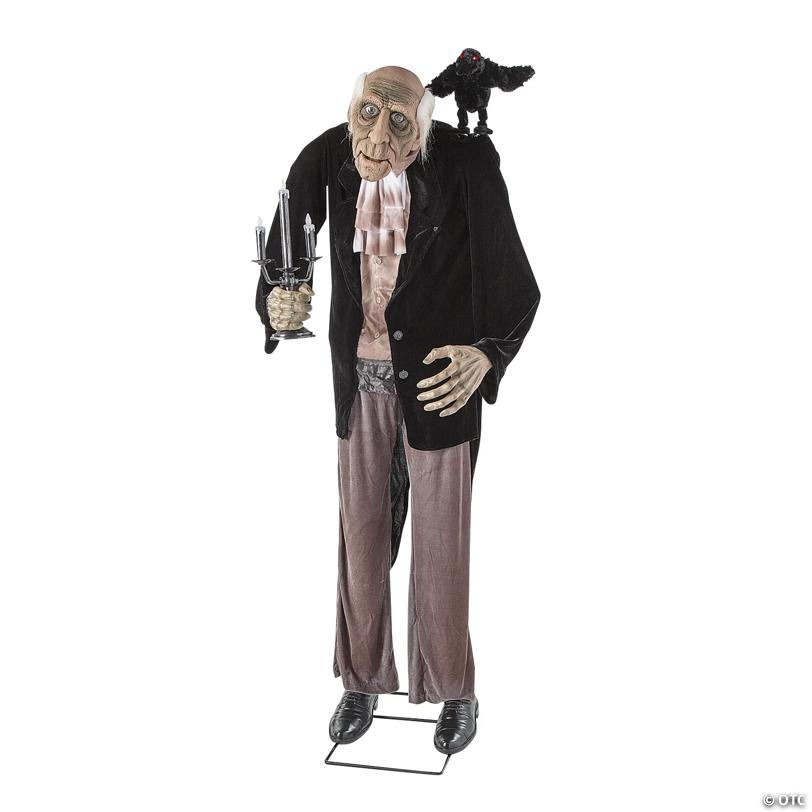 68" Animated Light-Up Butler Decoration