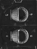 3D Basket with Handle Chocolate Mold