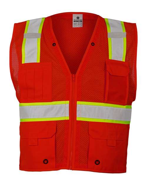Kishigo Unisex EV Series Enhanced Visibility Multi-Pocket Mesh Vest