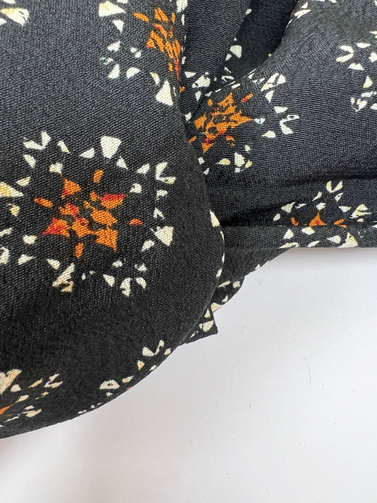 Viscose Crepe Printed Brown Fabric